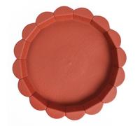 For the Love Of Gardening Medium Crimp Saucer Assorted Colours 24cm