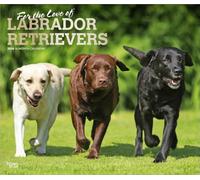 For the Love of Labrador Retrievers | 2026 14 x 24 Inch (Hanging) Monthly Deluxe Wall Calendar | Foil Stamped Cover | Plastic-Free | BrownTrout | Animal Dog Breeds