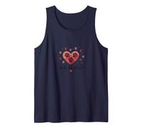 for The Love of Paws - Heartwarming Pet Tank Top, Men, Navy, M