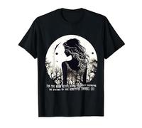 for The Moon Never Beams Annabel Lee by Poe T-Shirt, Men, Black, Large