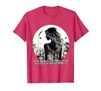 for The Moon Never Beams Annabel Lee by Poe T-Shirt, Men, Red Heather, Large