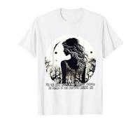 for The Moon Never Beams Annabel Lee by Poe T-Shirt, Men, White, 3X-Large