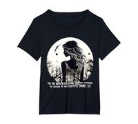 for The Moon Never Beams Annabel Lee by Poe T-Shirt, Women's Plus, Black, 4X