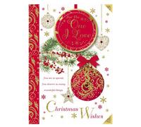 For The One I Love Beautiful Birds Photo Frame Design Christmas Card