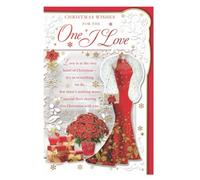 For The One I Love Pretty Dress Design Christmas Card