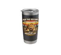 for The Record I'm an Absolute Joy - Angry Cat, Sarcasm Stainless Steel Insulated Tumbler