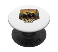 For The Record I'm an Absolute Joy - Honey Badger, Sarcasm PopSockets Adhesive PopGrip