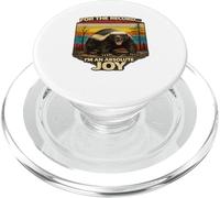For The Record I'm an Absolute Joy - Honey Badger, Sarcasm PopSockets PopGrip for MagSafe