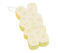 for the shower, reusable pattern bath sponge, soft 3D body sandpaper, face wash sponge, perfect for back, skin, face, travel, campin