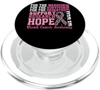 For The Warrior Survivor Departed Pink Hope PopSockets PopGrip for MagSafe