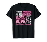 for The Warrior Survivor Departed Pink Hope T-Shirt