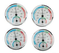 For thermo Hygrometer Analogue Device for Indoor Room Climate Control with Display for Temperature and Humidity Monitoring in Various Settings (4pcs)