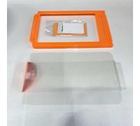 For Thermomix TM7 Screen Protector Set with 2 Tempered Glass Films and ABS Positioning Tool for Precise Coverage