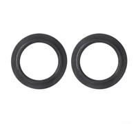 for Thetford Cassette Toilet Lip Seal Compatible with C2 C3 for C4 C200 C250 C400 After 2000, 110 mm Rubber Replacement, Fits Part Number 23721, 2-Pack, Black