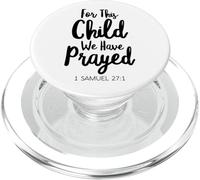 For This Child We Have Prayed 1 Samuel 27:1 Scripture Bible PopSockets PopGrip for MagSafe