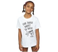 For Those About To Rock Cannon Cotton T-Shirt AC/DC White 9 Years