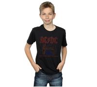 For Those About To Rock Canon T-Shirt AC/DC Black 12-13 Years