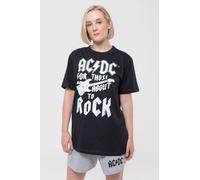 For Those About To Rock Guitar Pyjamas AC/DC Black M