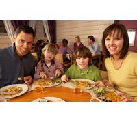 For Three: Small Fish Chips Mushy Peas Curry Sauce or Gravy with Drinks