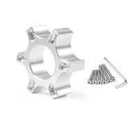 For Thrustmaster T300RS Aluminum Alloy 70mm Wheel Spacers Adapter Plate Ring YIJIAVSX(Silver)