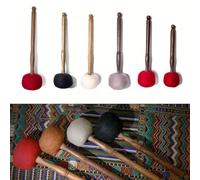 For Tibetan Sound Striker Made from Wood Essential Tool for Meditative Chanting (Red M Size)