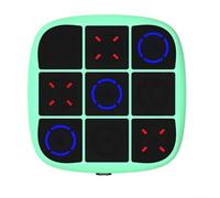 For Tic For Tac Toe Bolt Game Compact 4in1 Experience Enhancing Memory Growth During Travel or Family Activities (Blue )