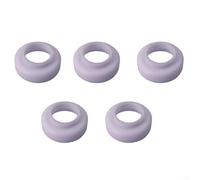 For TIG Insulation Cup Gasket 18CGG PTFE Welding Washer Replacement Set for WP17 WP18 WP26 Torch Parts Ceramic Cup Seal Argon Welding Torch Insulator For Ring Gas Lens Kit Industrial Grade Pieces