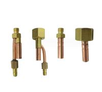 for TIG Welding Torch Cable Connector All Copper and Electricity Separation Compatible with -150 MIG for TIG Welders, Argon Welding Accessory, PCS Durab(-150A (Upper end of Body))