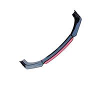 For Tiggo For 8Plus 4PCS Sports Modification Accessory Front Bumper Split Lip Body Kit Spoiler Diffuser Deflector Protection Splitter Body Kit(Black Red)