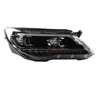 For Tiguan 2007-2012 Headlight DRL Hid Head Lamp Angel Eye Bi Xenon Beam Accessories Headlight