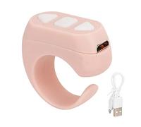 for TIK Tok Remote, for Tiktok Scrolling Ring, Bluetooth Page Turner for Kindle APP, for TIK Tok APP Compatible with IOS & Android (Pink)