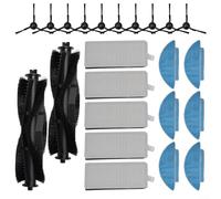 For Tikom L9000 Robot Vacuum Cleaner Accessory Kit Includes Main Brush, Side Brush, and Filter Pad Compatible with Sfor 0D, Nex, SE Replacements (B)