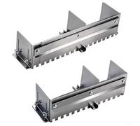 for tile Scraper Set, 2 Adjustable Trowels for Mortar Comb Model 600 + 800, Professional for tile Installation Tool for Flooring Projects(B)
