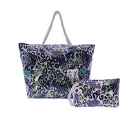 For Time Women Stefania Beach Bag with Handbag, Colourful, 35x18x36 cm