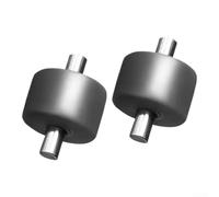 for tineco Floor S7 Pro Compatible Vacuum Cleaner Wheels, Bottom Suction Head Rollers with Metal Rods, Wear-Resistant Plastic Bearings for Enhanced Stability and Movement, 2 Pack