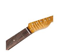 For TL Guitar Neck Canadian Carbon Baked Flame Maple Electric Guitar Neck 21F 22F Electric Guitar Neck