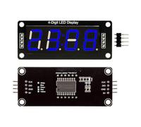 for tm1637 4-Digit 7-Segment LED Display Module, 0.56" Clock with Central Dots, for for arduino DIY Electronics