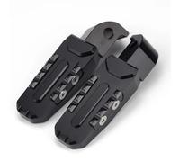For TMAX 560 For T-MAX560 For TMAX560 For TECHMAX Motorcycle Accessori Rear Passenger Footrest Foot Rest Pegs Pedals Anti-Slip Motorcycle Footpegs(Black)