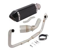 For Tnt 125 135 2017-2022 Motorcycle Muffler Slip-On Full System Motocycle Exhaust Front Pipe Tube Muffler Section Mid Link Pipe(2)