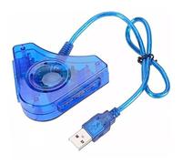 For to PC Converter, Portable and Durable Joystick Adapter, Easy Plug and Play For XP 7 8, Blue, 1 Unit