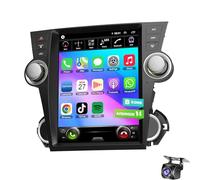 for TO-YOTA Highlander 2009-2014 Upgrade Android Radio Wireless Carplay Android Auto 9.7inch Car Stereo Touch Screen Bluetooth Navigation Media Player GPS WiFi FM/AM Rear Camera(Color:8 CORE 8+256G)