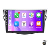 for To-yota RAV4 2006-2012 Car Stereo Radio 9 inch HD Touchscreen Android 15 Wireless Carplay & Android Auto Bluetooth GPS Navigation WiFi Mirror Link DSP+EQ FM SWC AHD Backup Came(Color:8 CORE 2+32G)