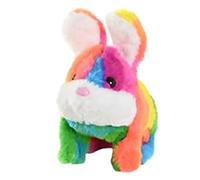 for Toddlers My Realistic Bunny Toy Handmade Bunny Toys Educational Interactive Toys Bunnies Can Walk Realistic Stuffed Animals Easter Plu Sh Hopping Toy Talking Heads Speaking (One Size)