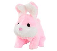 for Toddlers My Realistic Bunny Toy Handmade Bunny Toys Educational Interactive Toys Bunnies Can Walk Realistic Stuffed Animals Easter Plu Sh Hopping Toy Talking Heads Speaking (One Size)