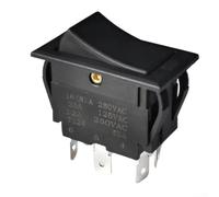 For Toggle Switch Compatible Rocker Switch 125VAC 250VAC On Off Function IP67 Protection 4 Pin 6 Pin 2 Position 3 Position(6P 2 Position)