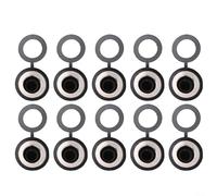 for toggle Switch Rubber Cover 10PCS, 12mm Waterproof Boot Cap IP65 for Dashboard Automotive Electrical Switch Protection, Black