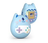 for Tomagatchi Pix Silicone Case Compatible with Tamagotchi Pix Virtual Pet Game Machine, Protective Gel Soft Skin Cover for Tomagatchie Pix Mini Toy (Blue)