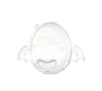 For Tomakko Meets Protective Case,Angel Wings Transparent PC Hard Case,Shock-Resistant Full-Coverage Meets Protective Shell，Transparent Little Devil