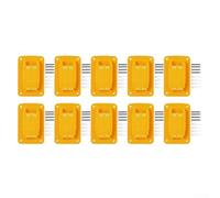 For Tool Holders Mount 10 pcs for 20V Battery Cordless Drill with Screws Wall Mount Organizer ABS Plastic Power For Tool Storage Bracket