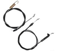 For Toro 22 Inch Mower Dual Cable Replacement: Traction Cable 1158435 and Brake Cable 1158437 for Standard Use